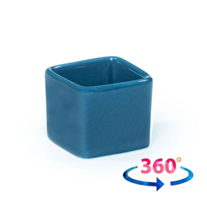 Ёмкость для соуса глубокая синяя квадрат 50 мл 55 мм