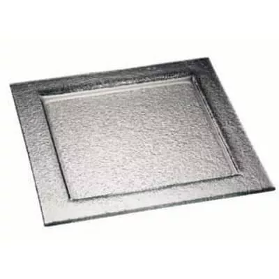 Тарелка квадратная Zeiher 30х30 см тонированное  стекло