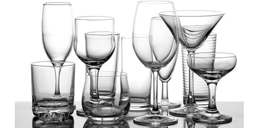 Классификация бокалов в баре (виды барного стекла)
