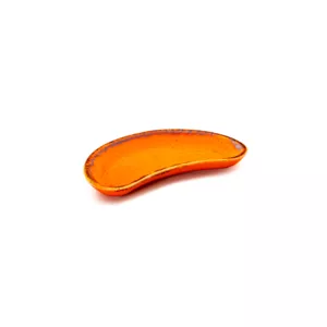 Тарелочка для комплимента Porland 110х70 мм оранжевая
