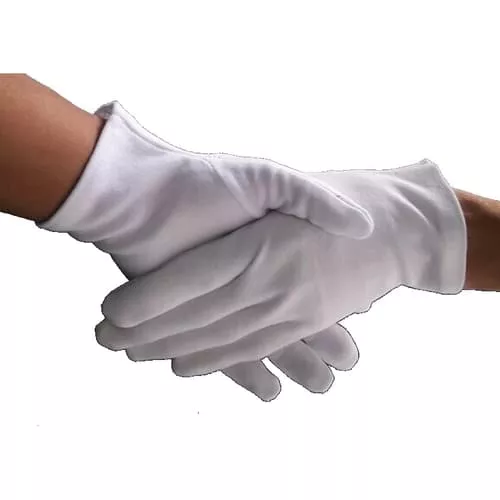 Перчатки официанта белые