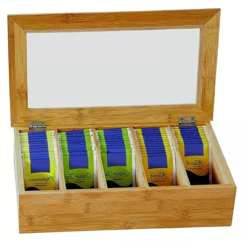 Контейнер для пакетиков чая деревянный 36х20 см