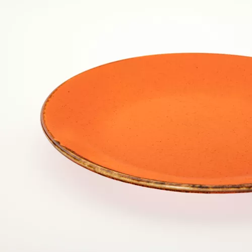 Тарелка Porland оранжевая закусочная 24 см